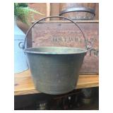 Antique the American brass kettle company, brass