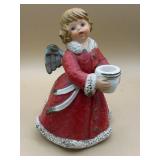 Goebel Christmas Angel Candleholder by Frobek Lrg