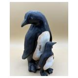 Decorative Penguin Figure With Baby