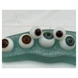 Vintage HAND BLOWN ROUND DOLL GLASS EYES