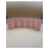 Midcentury Anchor Hocking Chantilly Pink Glasses