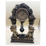 Cherub Quartz decorative clock Resin ?