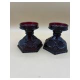 Avon Cape Cod Ruby Red Hurricane Or Pillar Candle