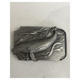 Vintage Siskiyou Belt Buckle Co. Humpback Whales