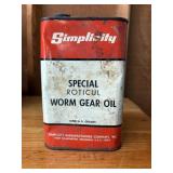 Vintage advertising simplicity,  oil can