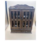 Vintage Spice Rack with bottles
