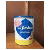 Vintage Mrs. Tucker's Shortening Tin Pail w/ Lid