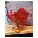 Vintage LE Smith Simplicity Pattern Amberina MCM