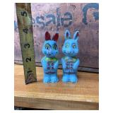 Vintage Easter bunny candy containers