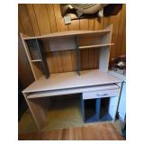 Computer desk light wood 47 wide 57 1/2 tall M