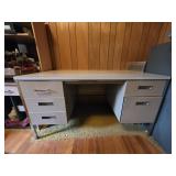 Vintage, MCM, Steelcase desk, fireproof? Very