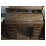 Roll top desk  53x21.5x48