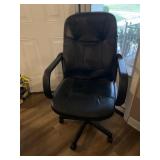 Comfortable, black, high back, executive swivel
