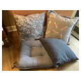 Blue Pillows, lot of four