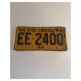 1964 North Carolina Tag