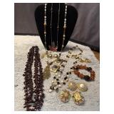 Goldtone Costume Browns Goldtone