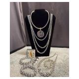 Silvertone Costume Jewelry