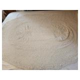 52x70' oval crochet laced table cover (BED NOT