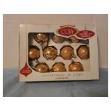 Vintage Coby Glass Christmas Ornaments