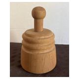 Antique butter press