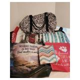 lightweight travel cheetah print duffel bag with