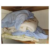 Four large thin cozy blankets