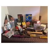 Catch All Drawer Lot, tools, light bulbs etc