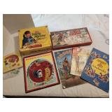 vintage 1952 Cowboy Roundup Game, 1960 Hasbro
