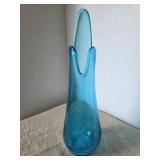 Vintage swung Blue vase