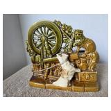 Vintage McCoy Spindle with Scottie Dog and Cat