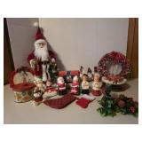A Very Vintage Christmas! Wreath, candles, tins