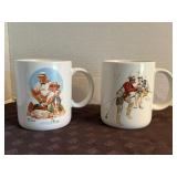 Two, Norman Rockwell Mugs, Catching the Big One &