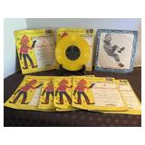 Vintage lot of A Howdy Doody Records. A Christmas