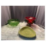 Vintage Plastics Christmas Bowls