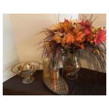 Gorgeous, fall lot, florals, vases  and candles
