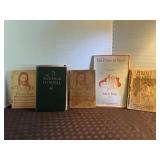 Vintage Gospel, Hymnal Books, lot of 5, the