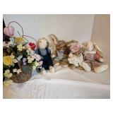 vintage style collectible plush stuffed animals