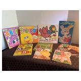 Vintage kid books, lot of 9.