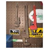 Vintage Three Pipe Wrenches
