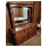 Vintage  Broyhill 7 drawer Dresser