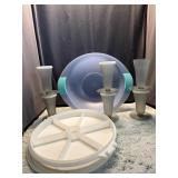 Tupperware Divided Tray Salad Bowl Parfait