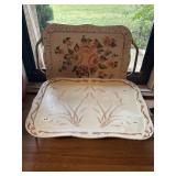 Vintage MCM metal Serving Trays