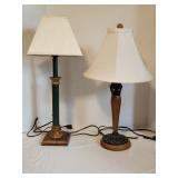 Two Decorative Table lamps