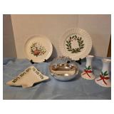 Christmas Vintage Silver-plated Bowl Handle w
