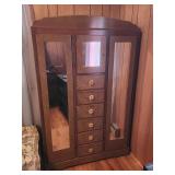 42x65' antique wooden chifferobe (Heavy bring