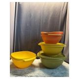 Vintage Tupperware Bowls Lids extra bowl