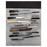 Assorted Kitchen Knives