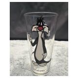 Pepsi Series 1973 Sylvester Cartoon Glass