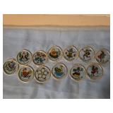 Vintage 12 Days of Christmas Glass