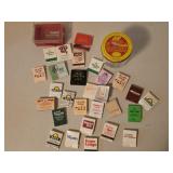 Lot of assorted match books and a Vintage Jif